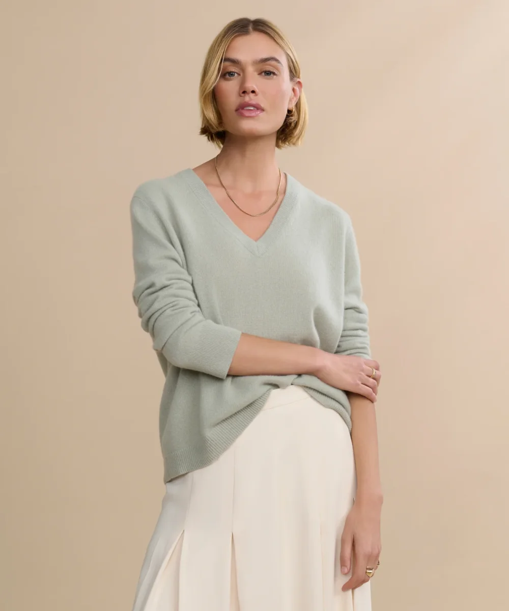 Flynn Cashmere V-Neck