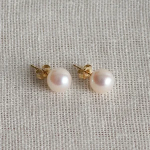 Large Loren Pearl Studs