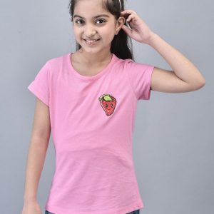 Printed Cotton Cute Fruits Tshirt