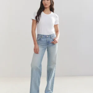 Mid Rise Wide Leg